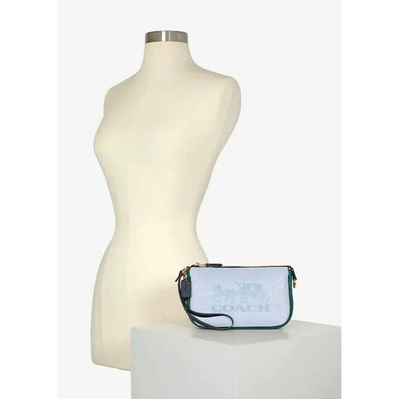 New Coach C5579 Nolita 19 in Colorblock with Horse and Carriage Twilight multi - Picture 4 of 5